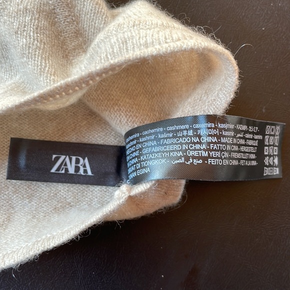 Zara 100% cashmere bralette bra NWT - Picture 6 of 7